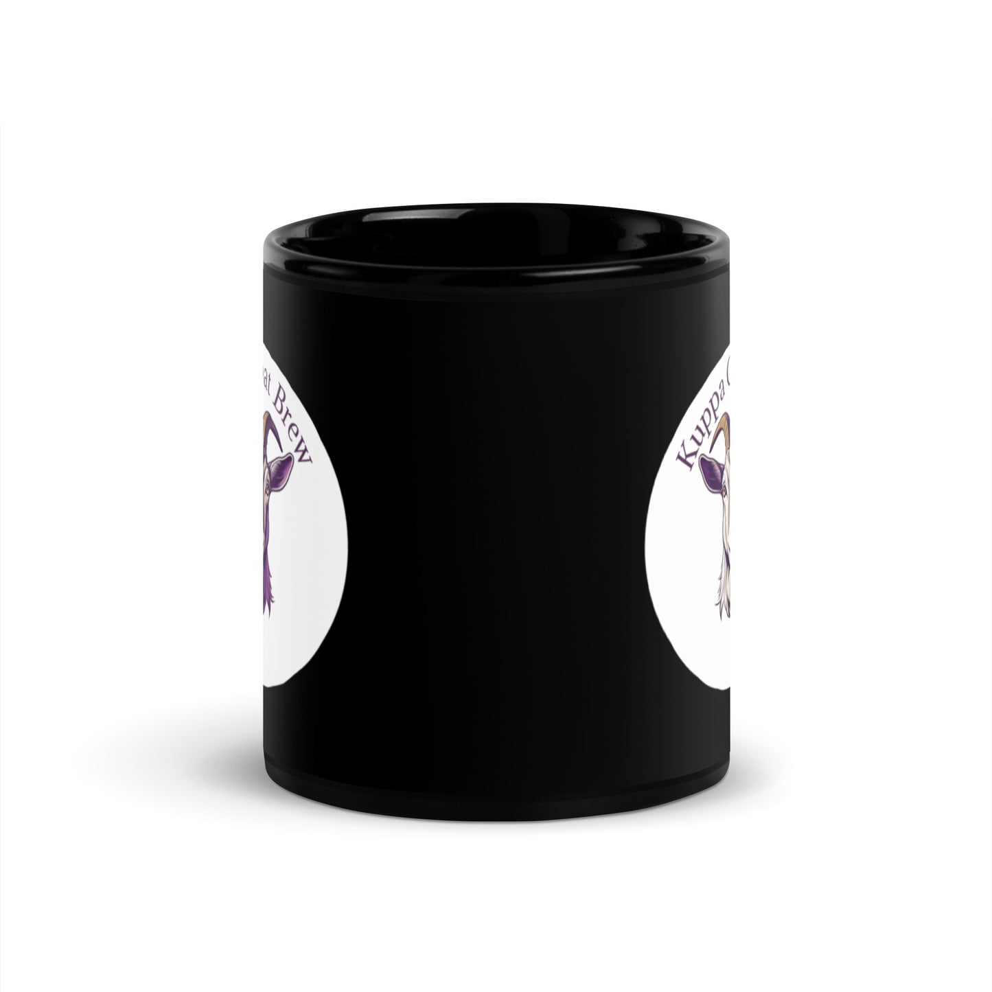 Kuppa Goat Brew Black Glossy Mug