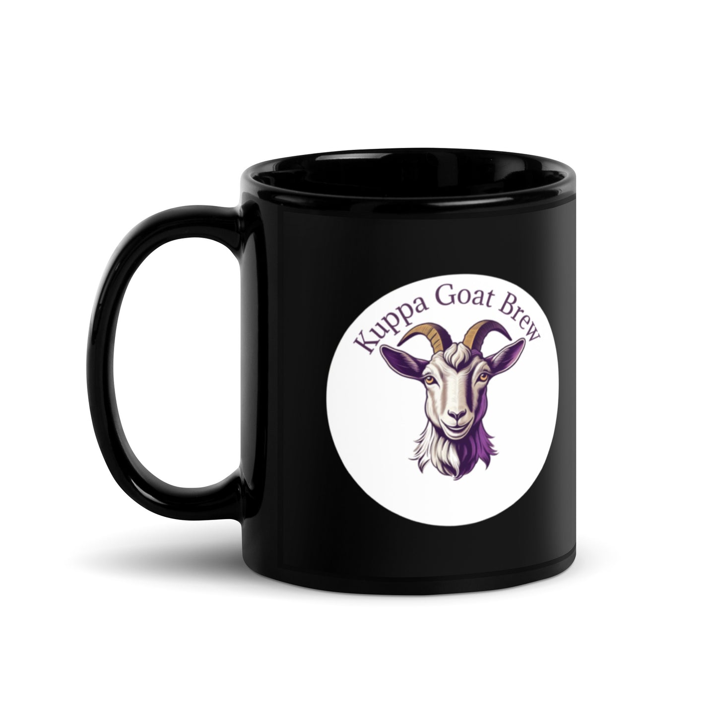 Kuppa Goat Brew Black Glossy Mug