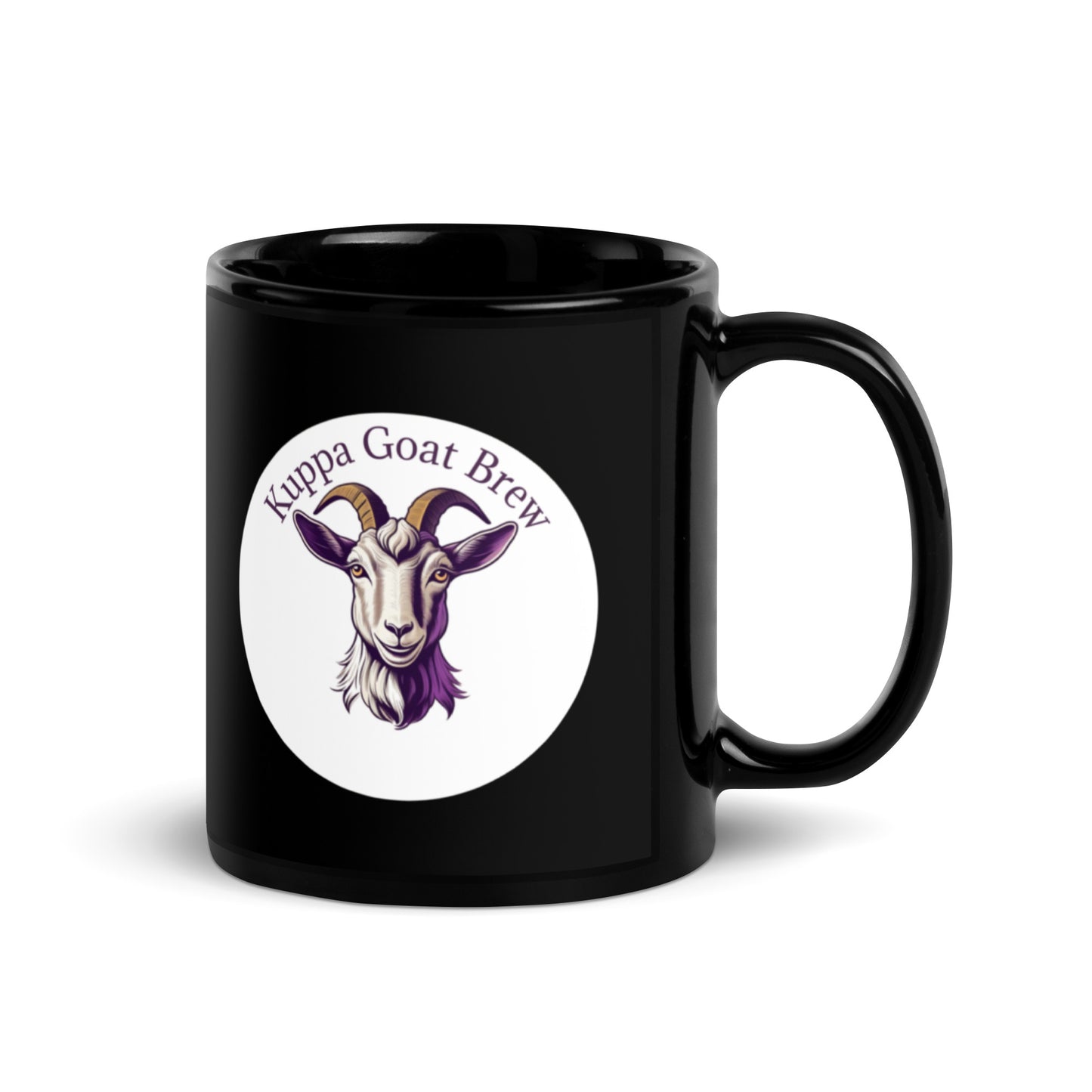 Kuppa Goat Brew Black Glossy Mug