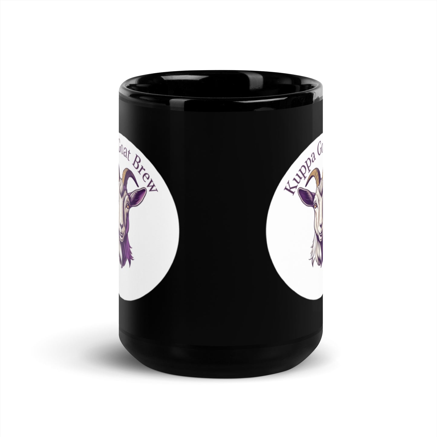 Kuppa Goat Brew Black Glossy Mug