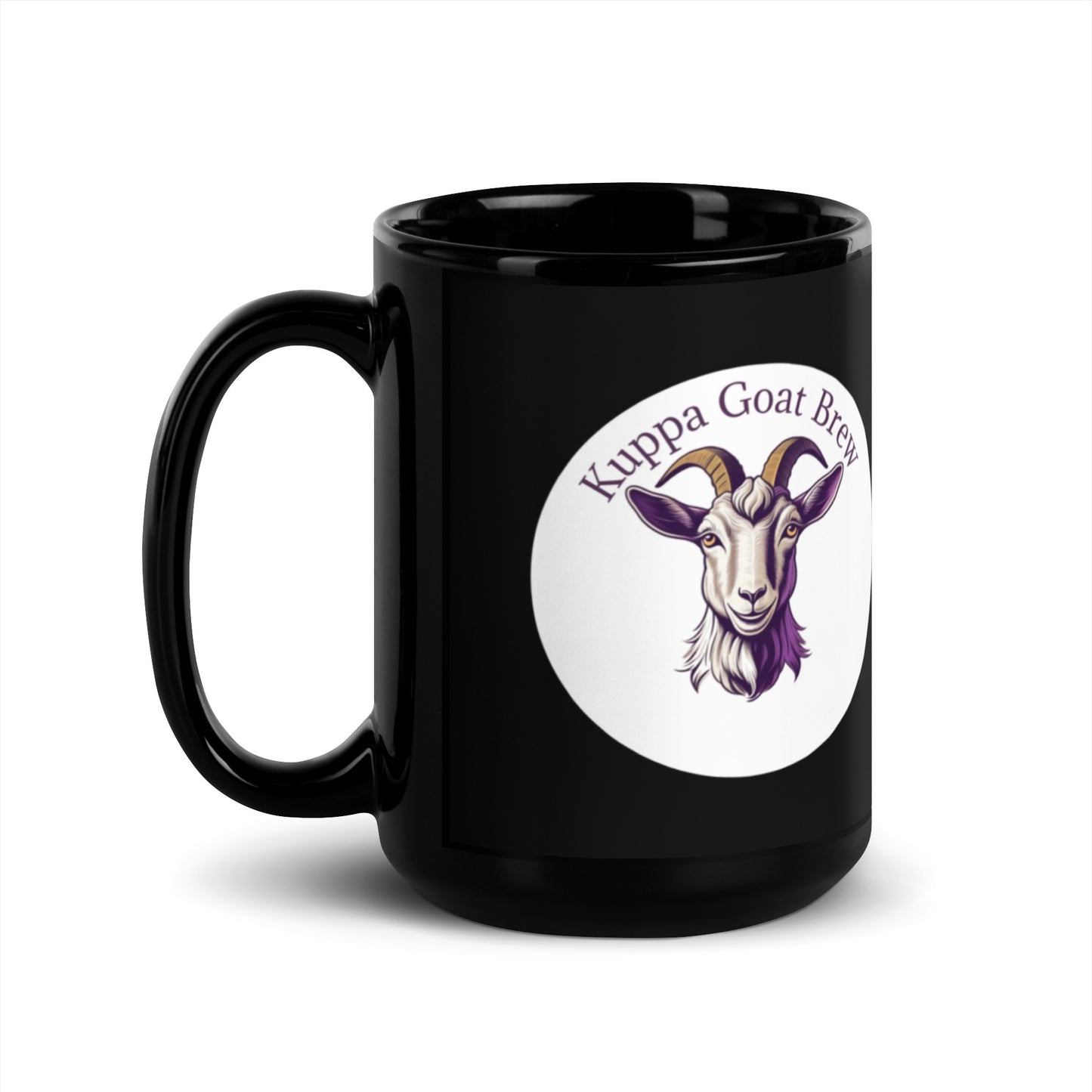 Kuppa Goat Brew Black Glossy Mug